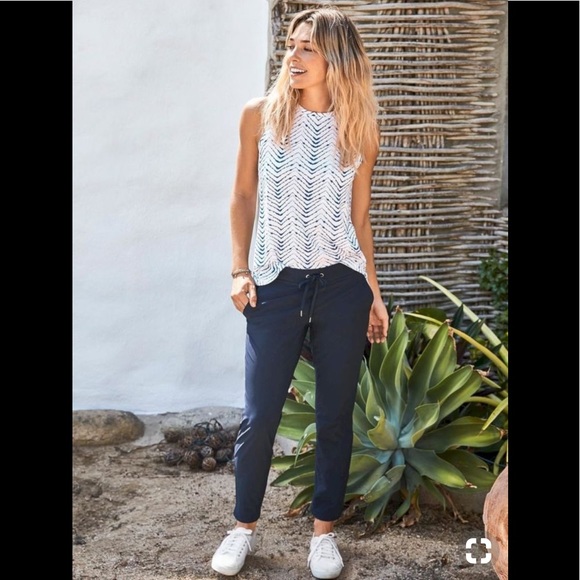 Like New! Athleta Midtown Ankle Pant - Navy - Picture 2 of 6